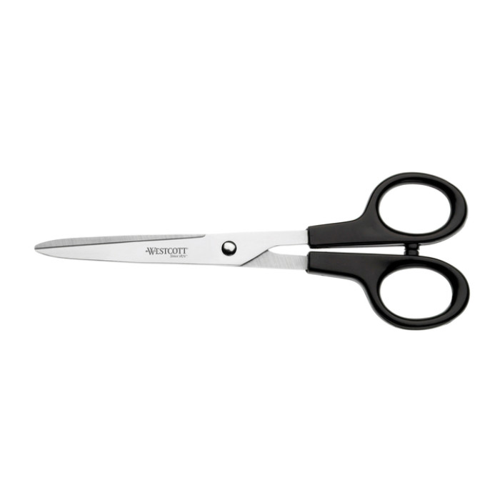 Kantoorschaar Westcott 171mm met kunststof grip rvs