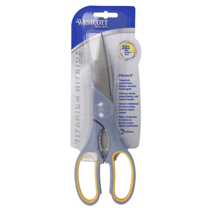 Huishoudschaar Westcott 210mm met softgrip titanium