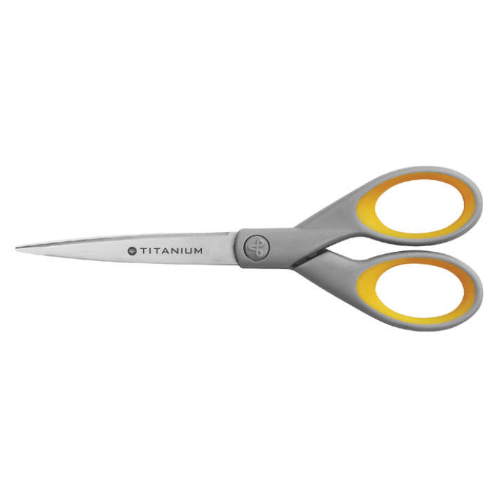 Kantoorschaar Westcott 180mm met softgrip titanium