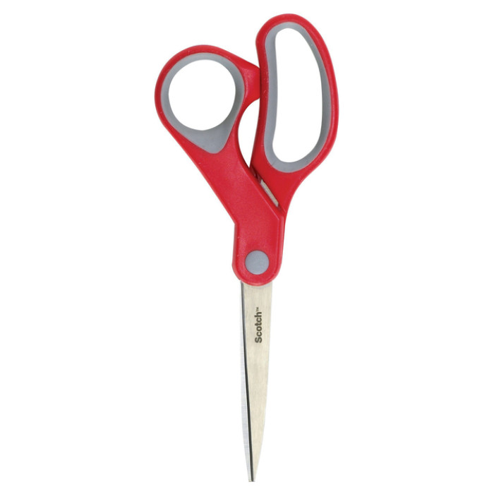 Schaar Scotch 20cm comfort rood blister