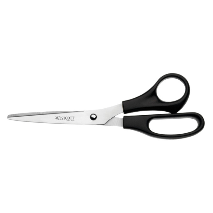 Kantoorschaar Westcott 210mm met kunststof grip rvs