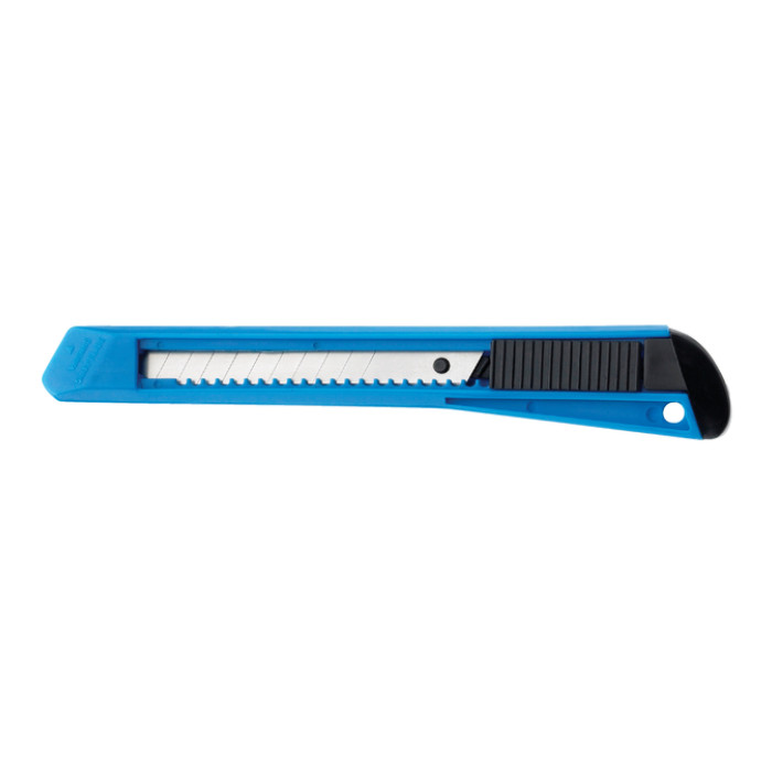 Snijmes Westcott office 9mm met schuifsluiting blauw