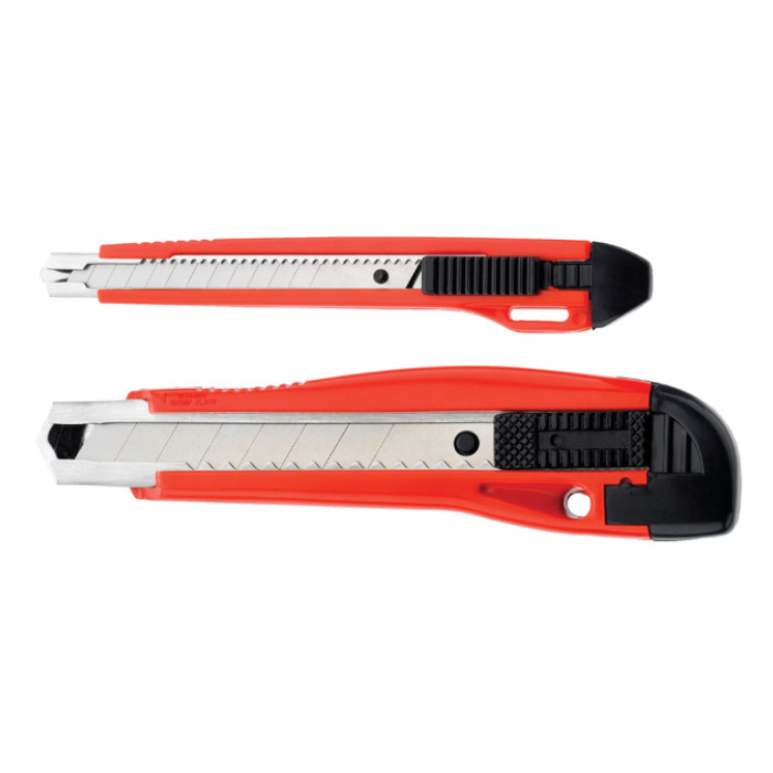 Snijmes Westcott premium 18mm met schuifsluiting rood