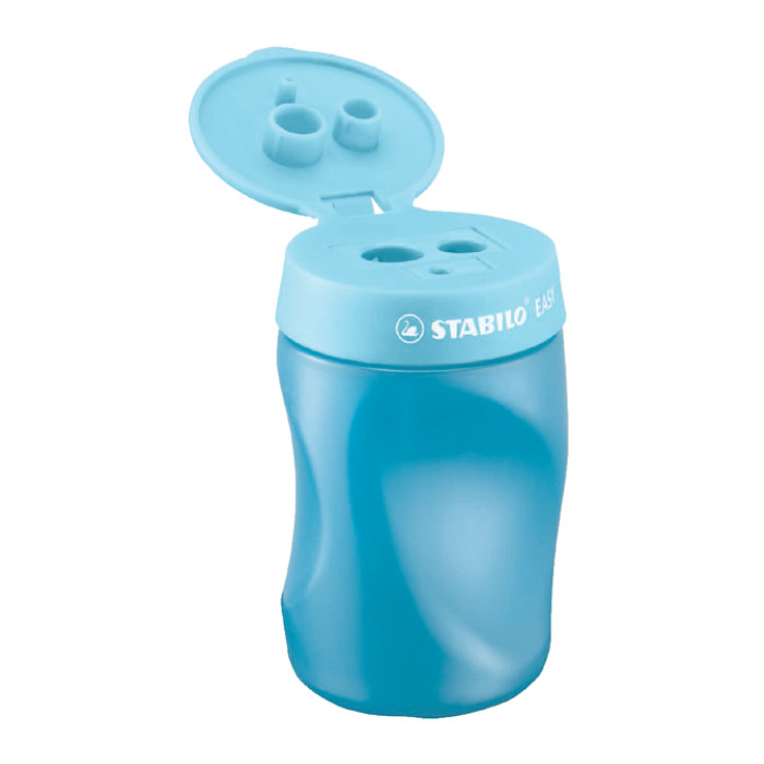 Puntenslijper STABILO Easy 4501 3 in 1 linkshandig blauw