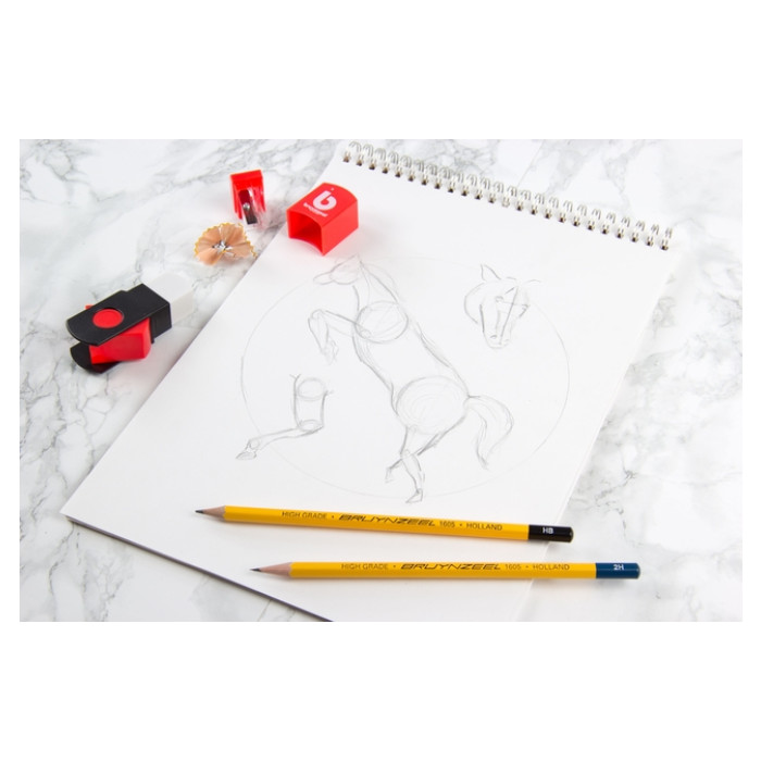 Puntenslijper-gum Bruynzeel Teens display à 25 stuks assorti