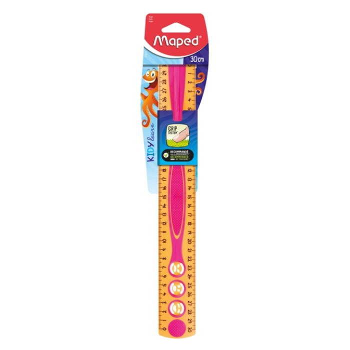 Liniaal Maped Kidy'grip 30cm assorti