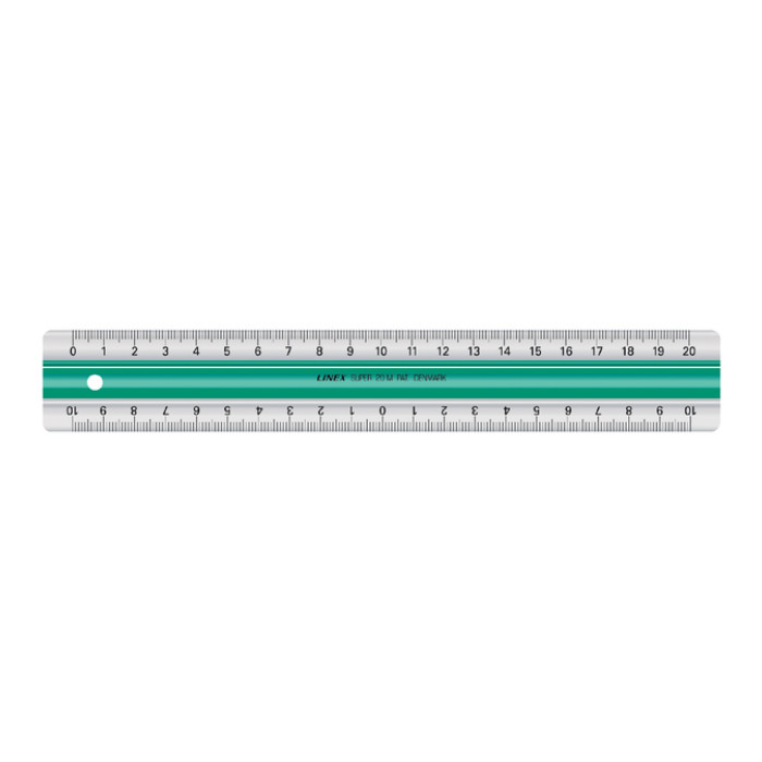 Liniaal Linex super S20 20cm transparant