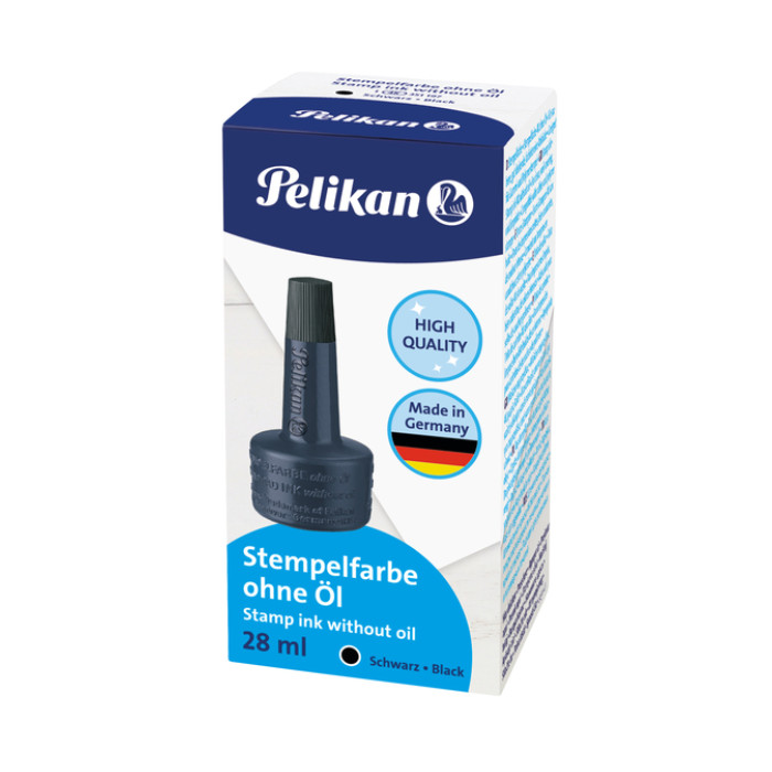 Stempelinkt Pelikan flacon 28ml zwart