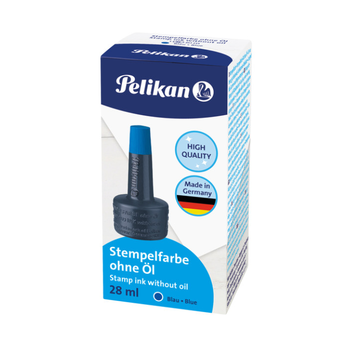 Stempelinkt Pelikan flacon 28ml blauw