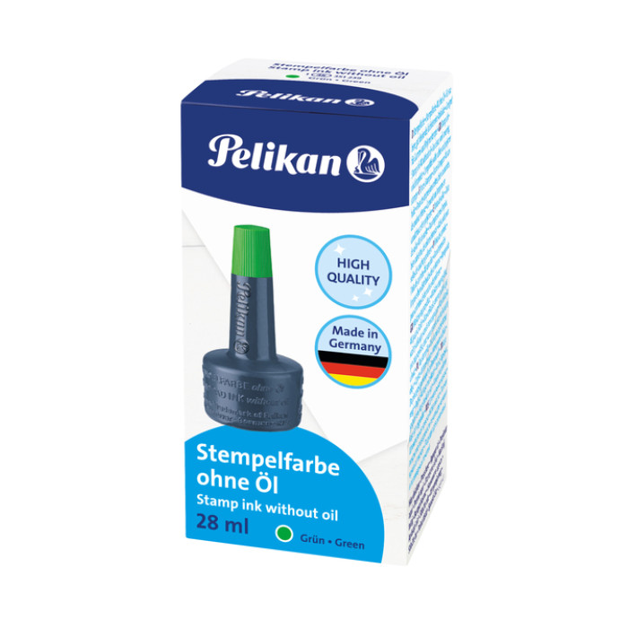 Stempelinkt Pelikan flacon 28ml groen
