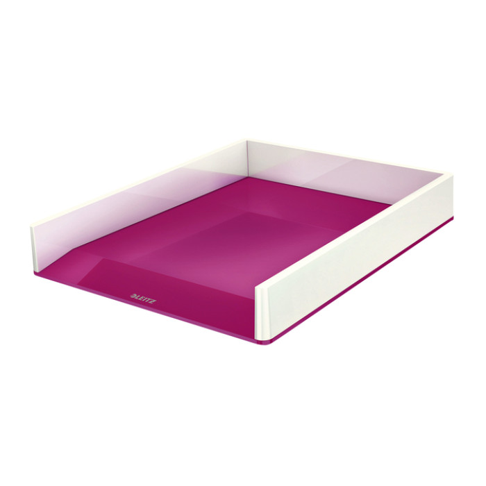 Brievenbak Leitz WOW wit/roze