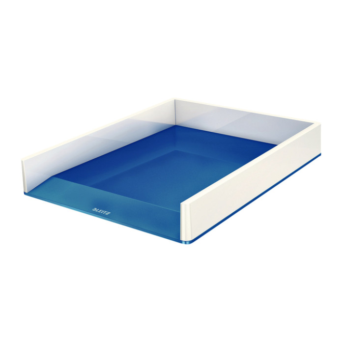 Brievenbak Leitz WOW wit/blauw