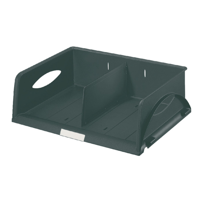 Brievenbak Leitz Sorty standaard  A4 maxi dwars zwart