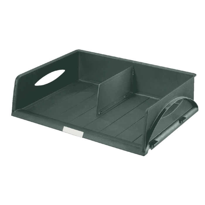 Brievenbak Leitz Sorty Jumbo A3 dwars zwart