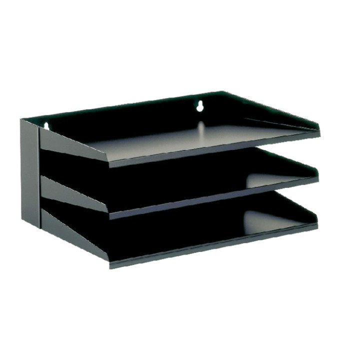 Sorteerrek Vepa Bins 3 delig zwart