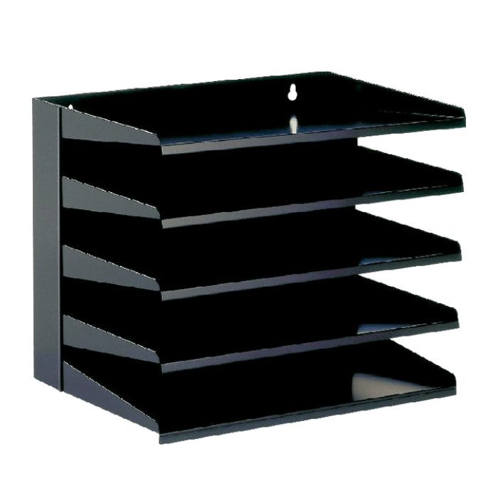 Sorteerrek Vepa Bins 5 delig zwart