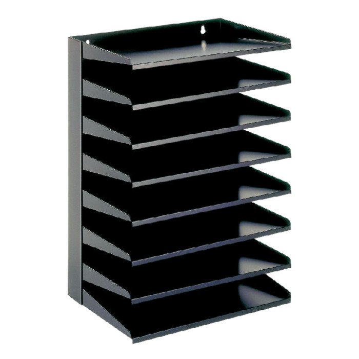 Sorteerrek Vepa Bins 8 delig zwart