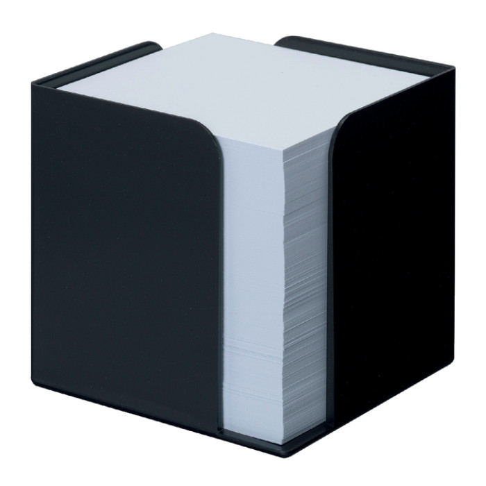 Memokubus Djois Re-Solution recycled 95x95x95mm + 700vel zwart