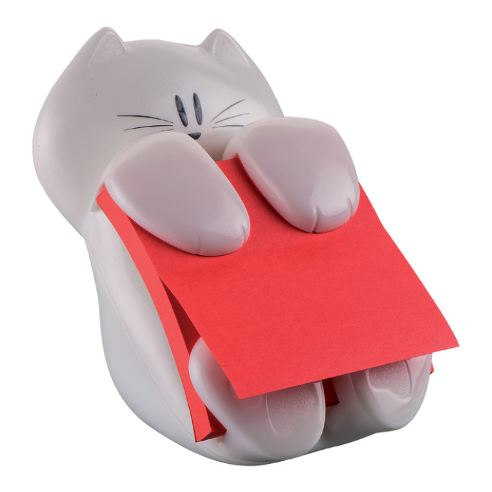 Memoblokdispenser Post-it Z-Notes Kat 76x76mm incl notes roze