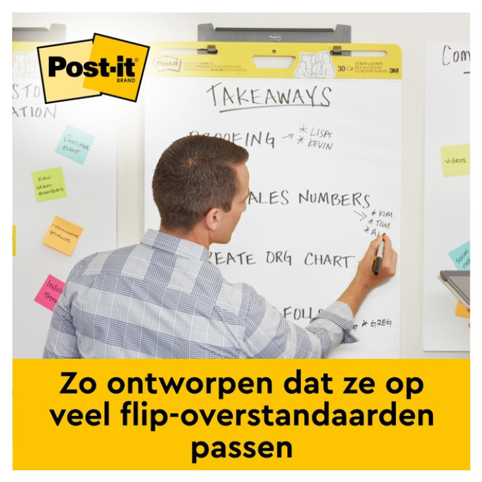 Meeting chart Post-it Super Sticky 563 50.8x58.4cm wit 20 vel