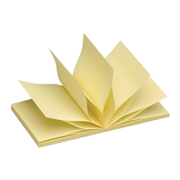 Memoblok Quantore Z-Note 76x76mm geel