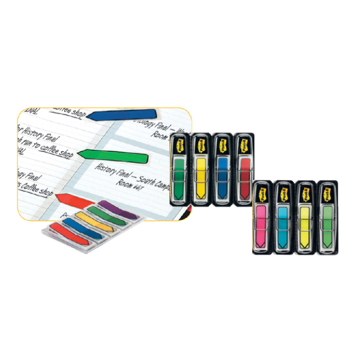 Indextabs Post-it 684 11.9x43.1mm pijl assorti 96 tabs