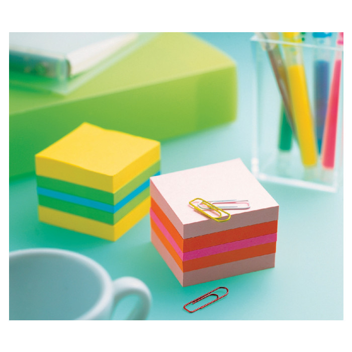 Memoblok Post-it 2051 51x51mm kubus lemon