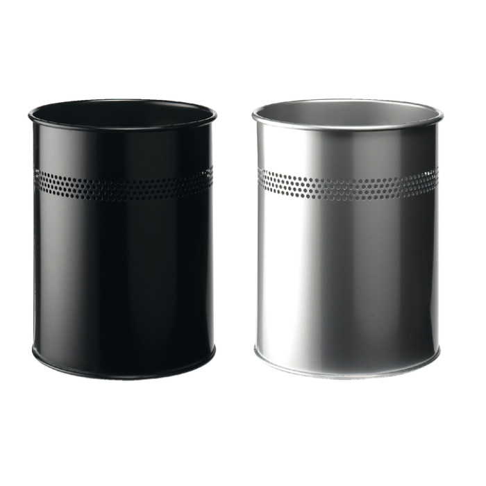 Papierbak Durable 3300-01 15 liter 30mm perforatie zwart