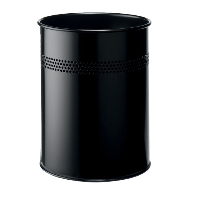 Papierbak Durable 3300-01 15 liter 30mm perforatie zwart