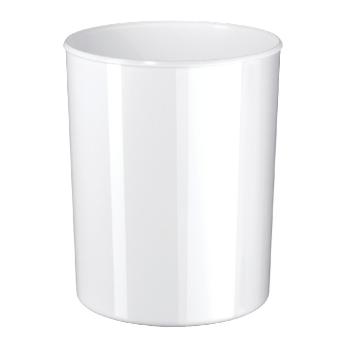 Papierbak Han iLine 13 liter rond wit