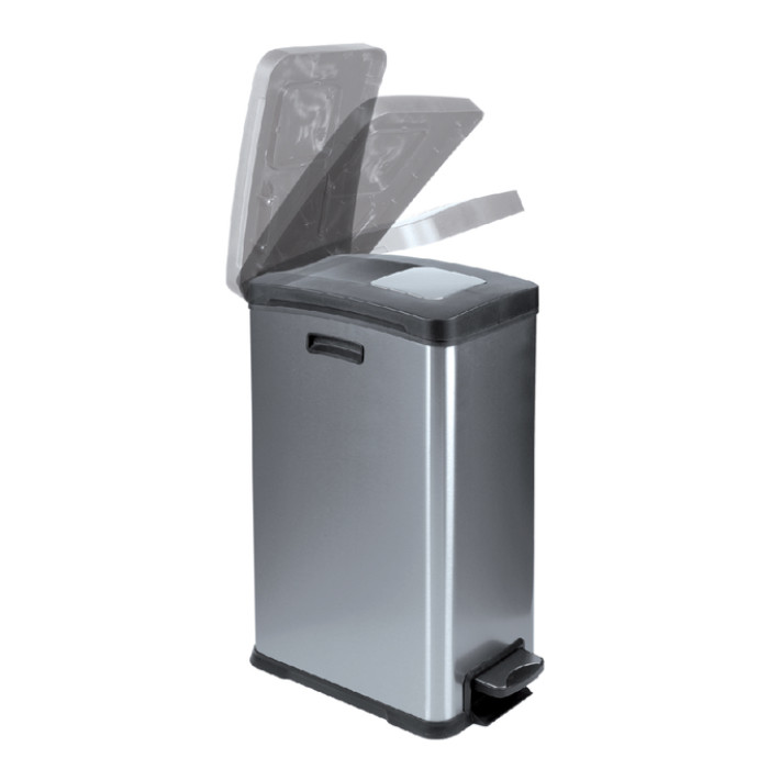 Pedaalemmer EKO Rejoice 30 liter mat rvs