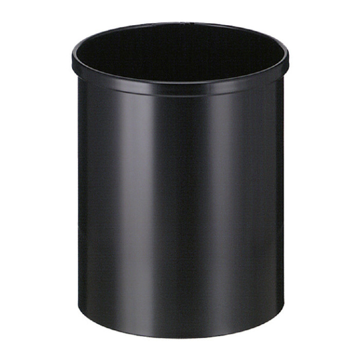 Papierbak Vepabins rond Ø25.5cm 15 liter zwart