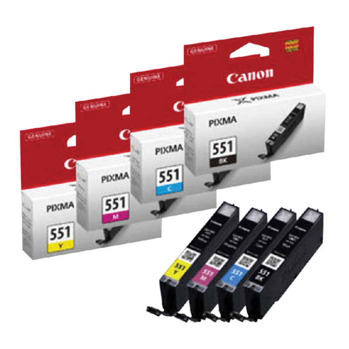 Inktcartridge Canon CLI-551 rood