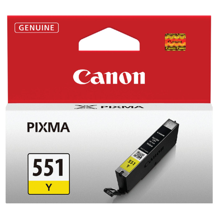 Inktcartridge Canon CLI-551 geel
