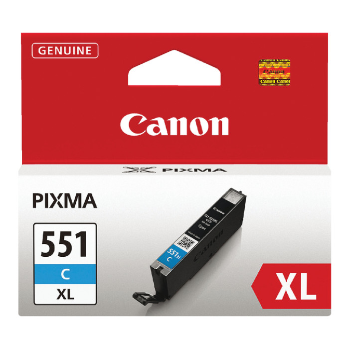 Inktcartridge Canon CLI-551XL blauw