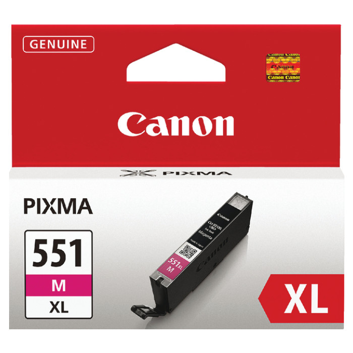 Inktcartridge Canon CLI-551XL rood