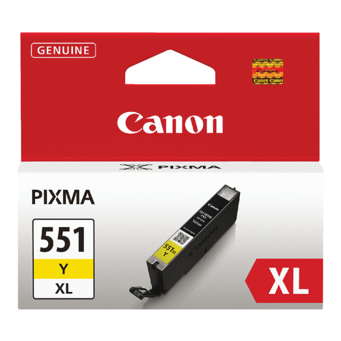 Inktcartridge Canon CLI-551XL geel