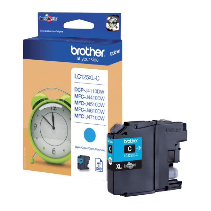 Inktcartridge Brother LC-125XLC blauw