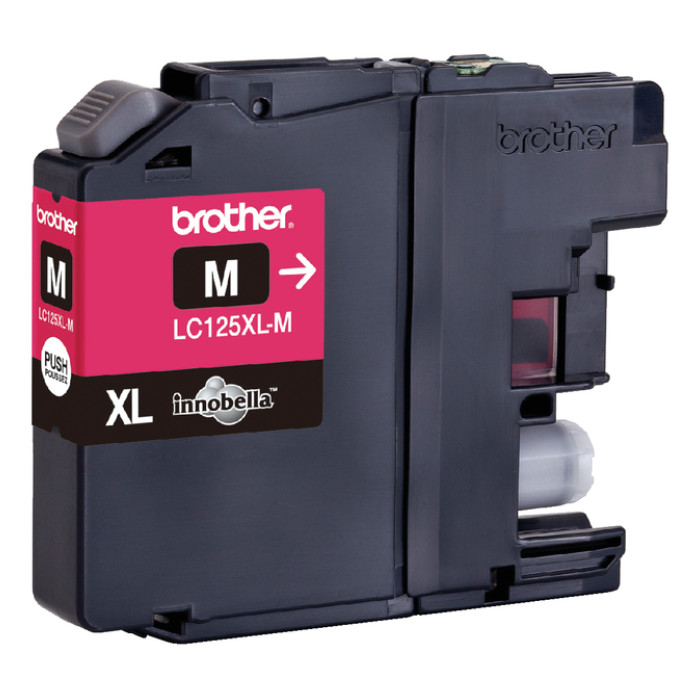 Inktcartridge Brother LC-125XLM rood