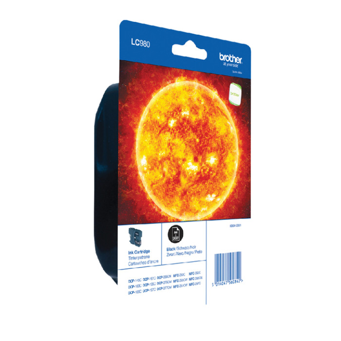 Inktcartridge Brother LC-980BKBP zwart