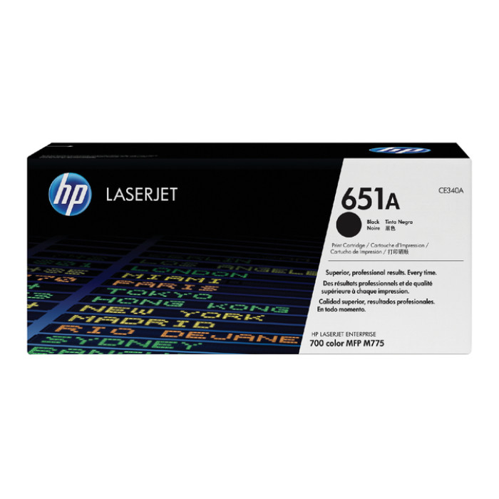Tonercartridge HP CE340A 651A zwart