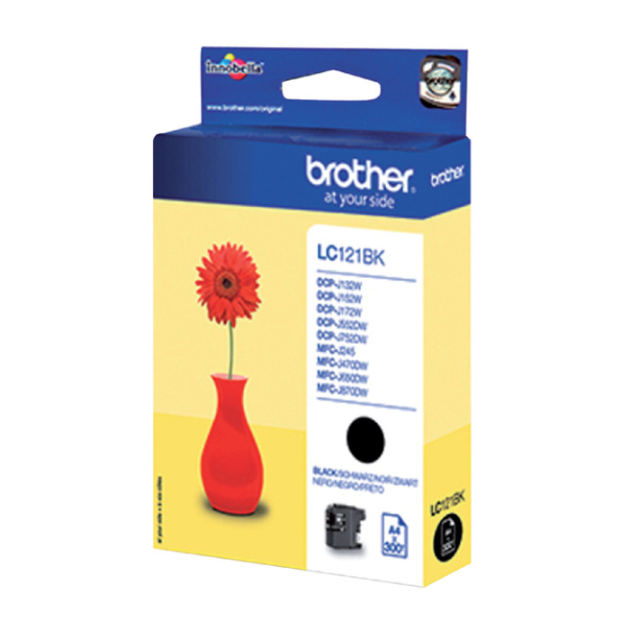 Inktcartridge Brother LC-121BK zwart