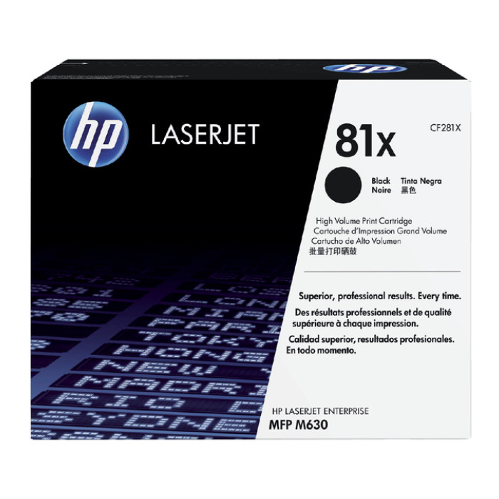 Tonercartridge HP CF281X 81X zwart