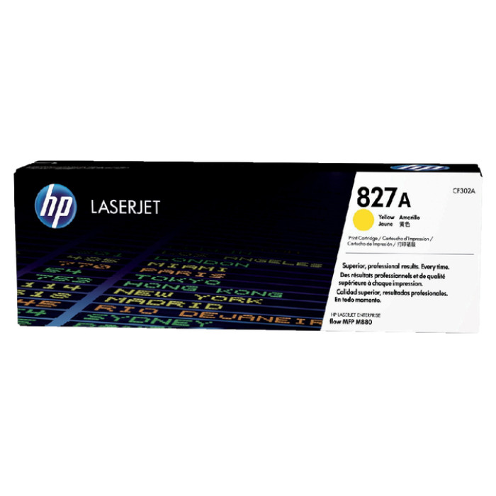 Tonercartridge HP CF302A 827A geel