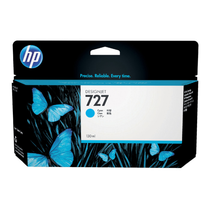 Inktcartridge HP B3P19A 727 blauw