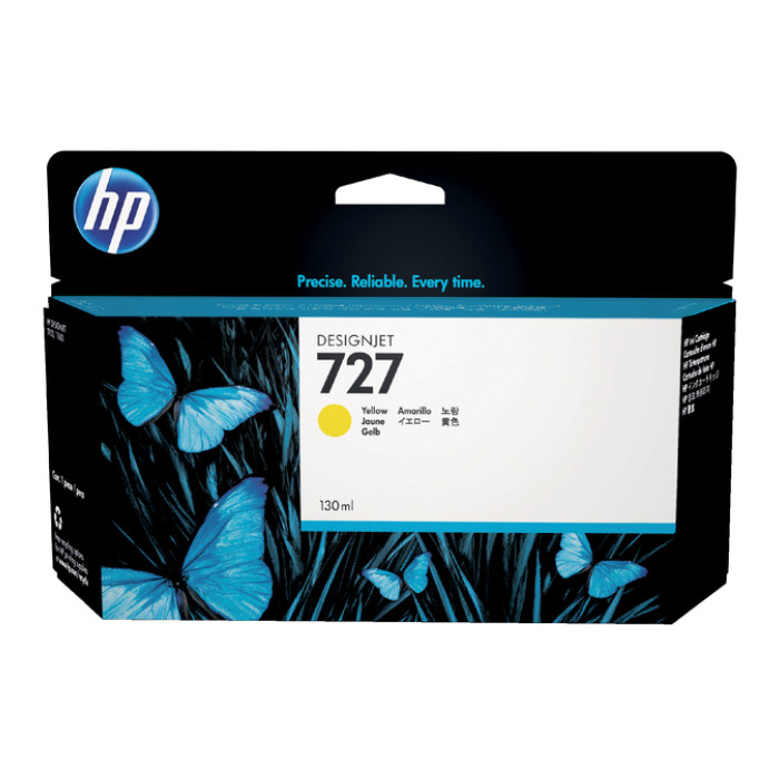 Inktcartridge HP B3P21A 727 geel