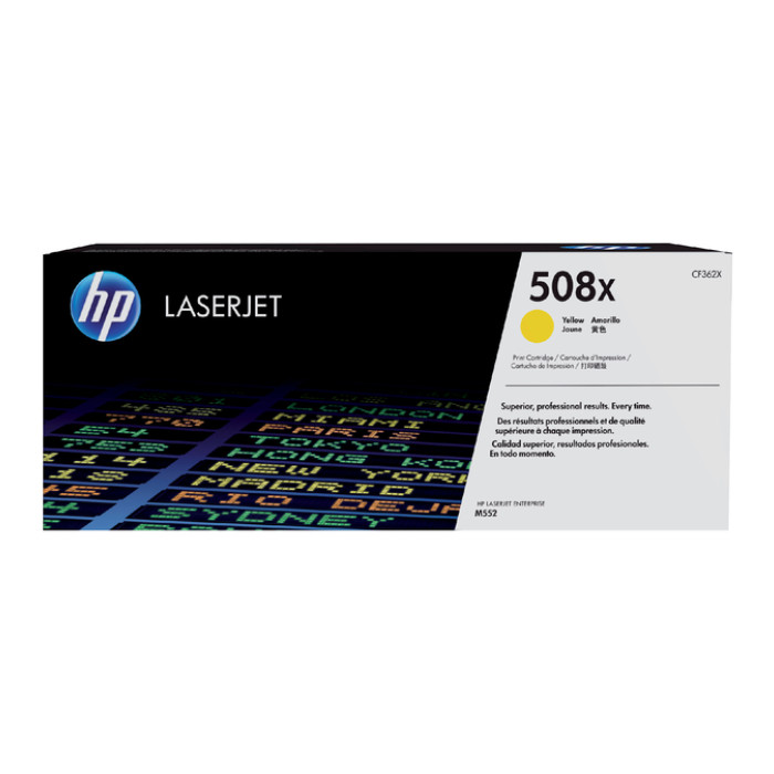 Tonercartridge HP CF362X 508X geel