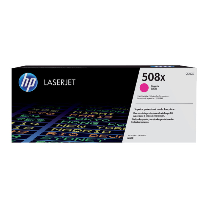 Tonercartridge HP CF363X 508X rood