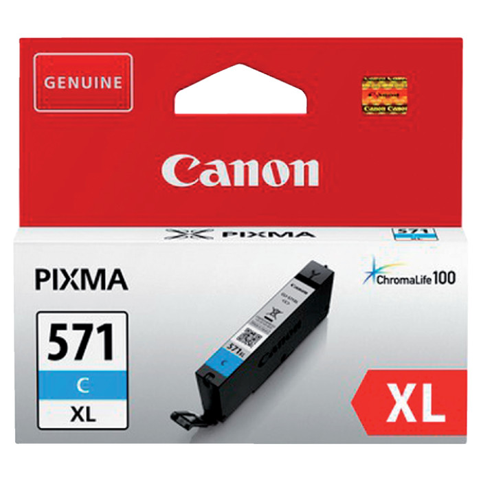 Inktcartridge Canon CLI-571XL  blauw