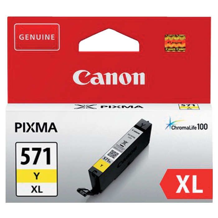 Inktcartridge Canon CLI-571XL  geel